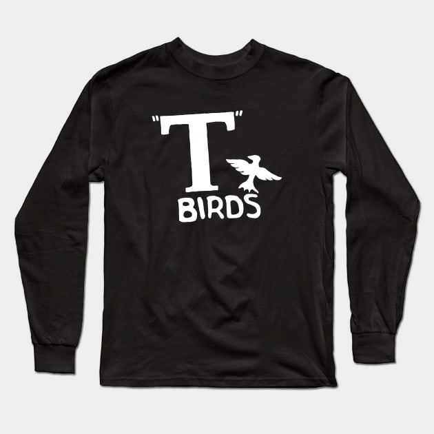 T Birds - White Long Sleeve T-Shirt by Clobberbox